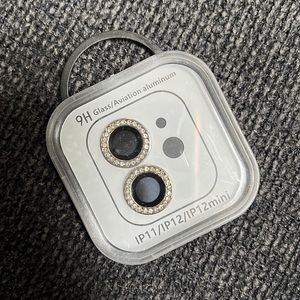 Brand new velvet caviar crystal camera protector iphone11/12